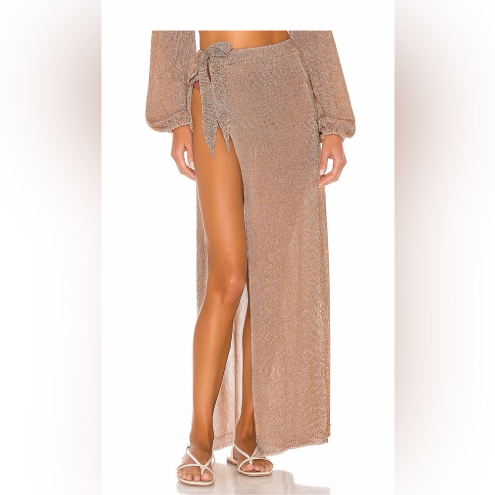 Nayelli Gold Wrap Skirt Lovers and friends